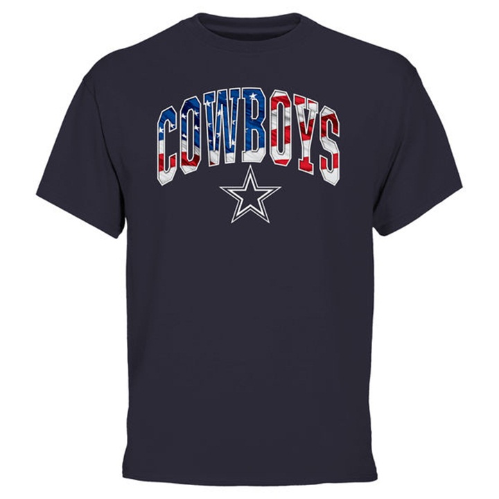 Dallas Cowboys Pro Line Navy Banner Wave T-shirt