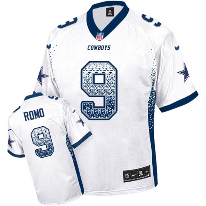 Dallas Cowboys #9 Tony Romo White Drift Fashion Jersey