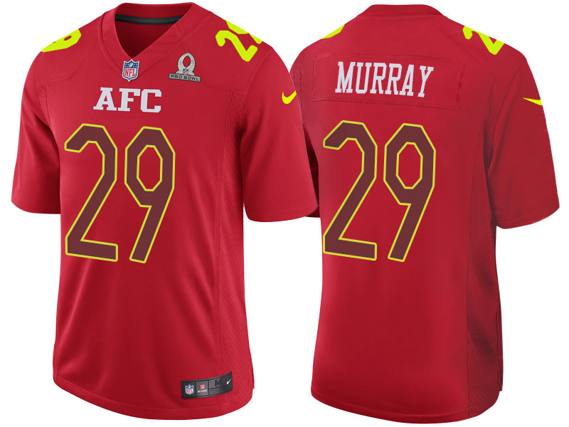 2017 Pro Bowl AFC DeMarco Murray Red Game Jersey