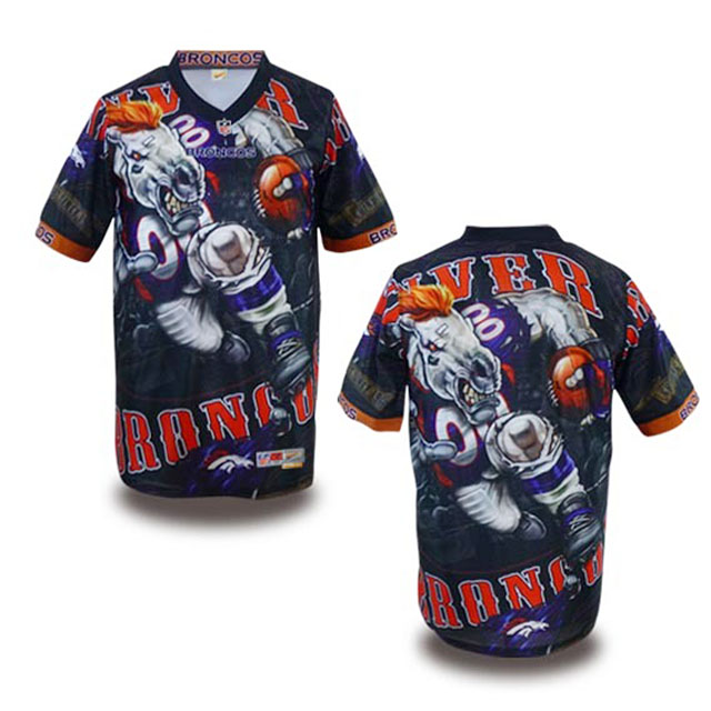 Men's Denver Broncos Fanatical Fashion Blank Jersey