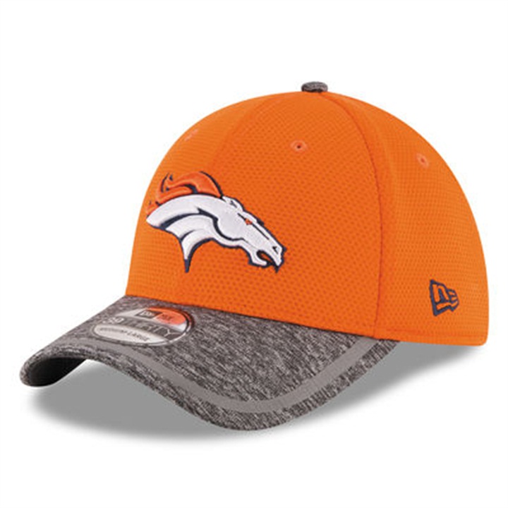 Denver Broncos Orange New Era 2016 On Field Training Camp Flex Hat