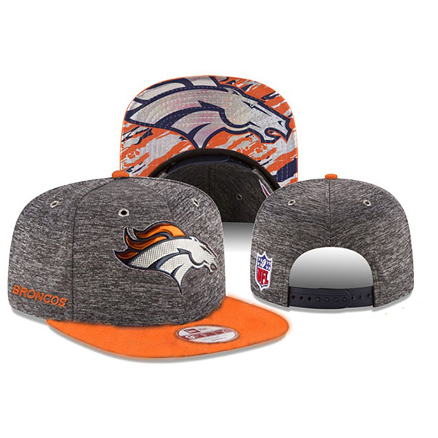 Denver Broncos Orange Gray New Era Hat