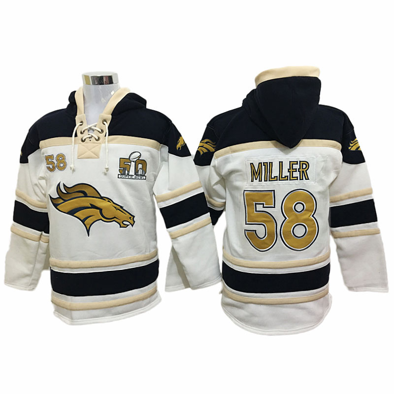 Denver Broncos Von Miller #58 Super Bowl 50 Hoodie