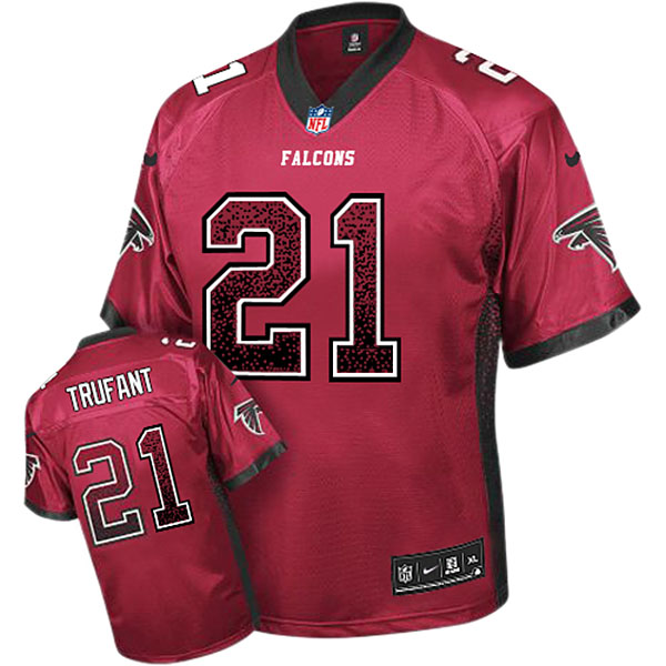 Atlanta Falcons #21 Desmond Trufant Nike Red Drift Fashion Jersey