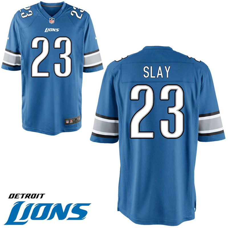 Detroit Lions #23 Darius Slay Blue Game Jersey