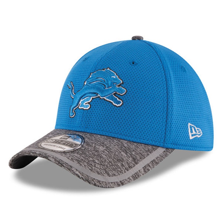 Detroit Lions Blue New Era 2016 On Field Training Camp Flex Hat