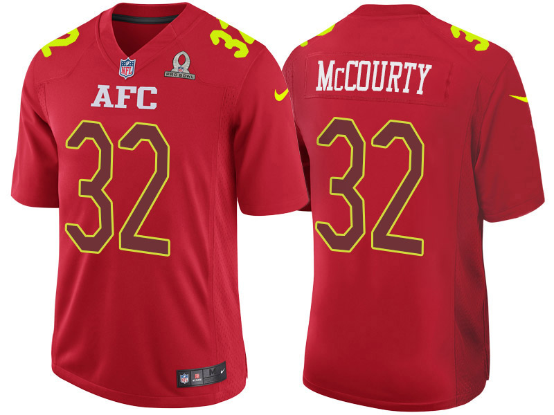 2017 Pro Bowl AFC Devin McCourty Red Game Jersey