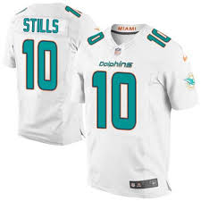 NFL Miami Dolphins #10 Kenny Stills Elite White Jersey