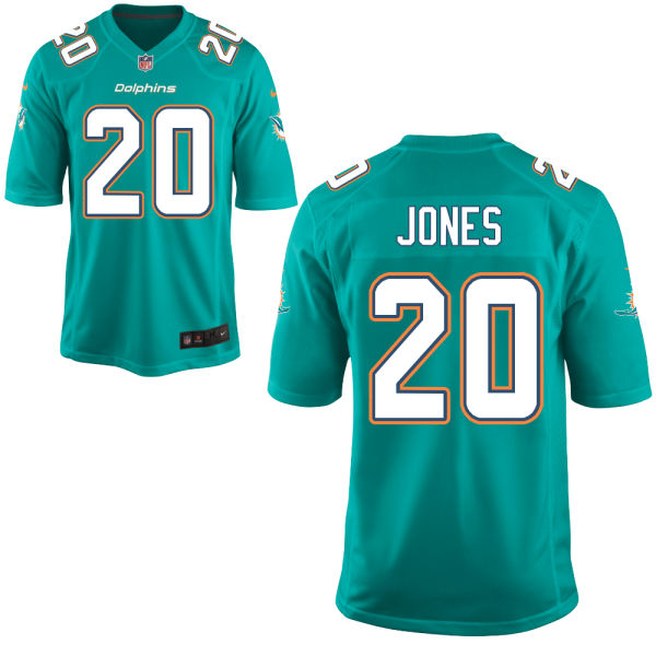 Miami Dolphins #20 Reshad Jones Aqua Game Jersey