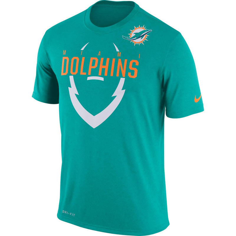 Miami Dolphins Aqua Legend Icon Dri-FIT T-Shirt