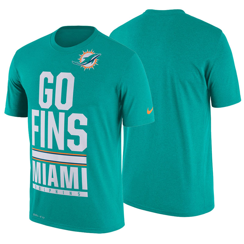 Miami Dolphins Aqua Legend Local Fans Performance T-Shirt