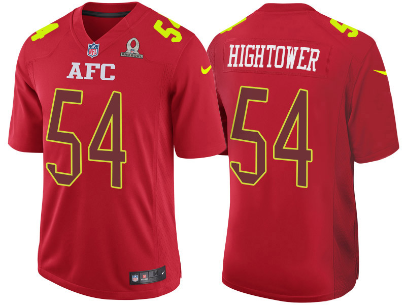 2017 Pro Bowl AFC Dont'a Hightower Red Game Jersey