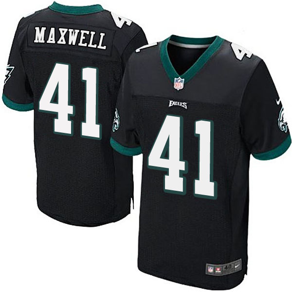 Philadelphia Eagles #41 Byron Maxwell Nike Black Elite Jersey