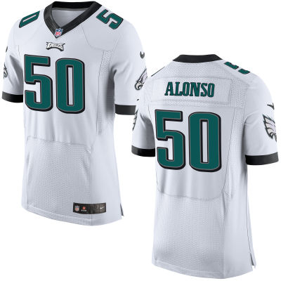 Philadelphia Eagles #50 Kiko Alonso White Elite Jersey