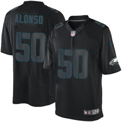 Philadelphia Eagles #50 Kiko Alonso Black Impact Limited Jersey