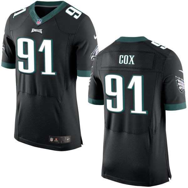 Philadelphia Eagles #91 Fletcher Cox Black Alternate Elite Jersey