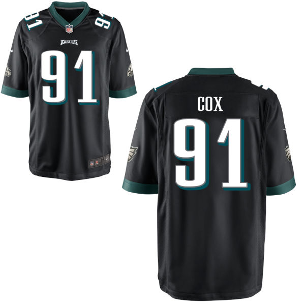 Philadelphia Eagles #91 Fletcher Cox Black Alternate Game Jersey