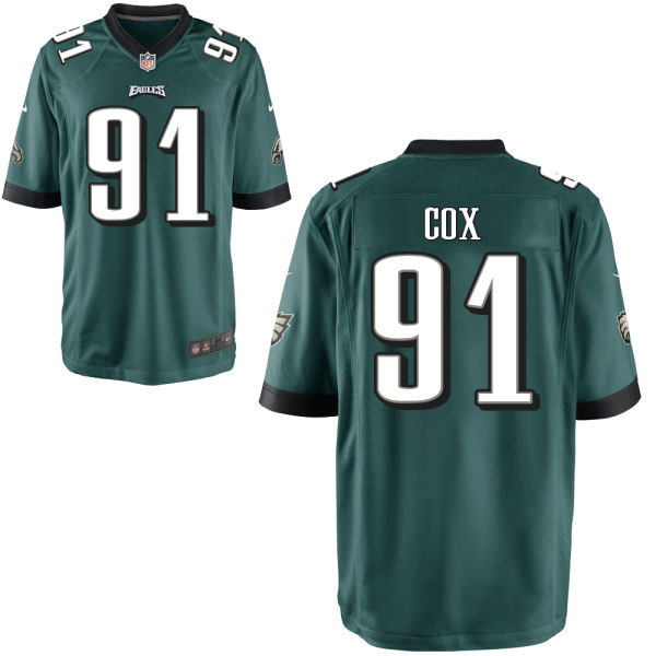 Philadelphia Eagles #91 Fletcher Cox Green Game Jersey