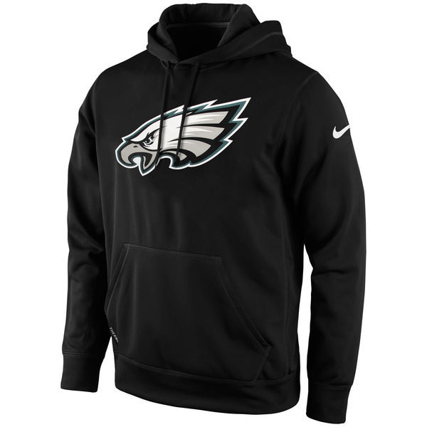 Philadelphia Eagles Black KO Logo Essential Hoodie