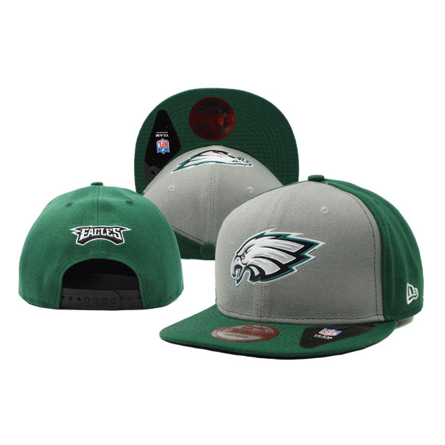 Philadelphia Eagles New Era Green/Gray On Field Fitted Snapback Hat