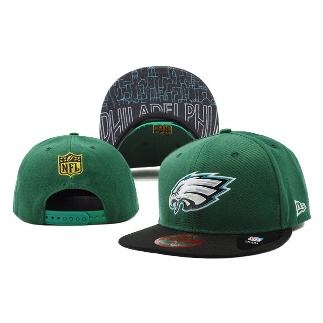 Philadelphia Eagles New Era Green On Field Fitted Snapback Hat