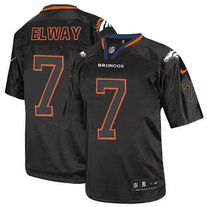 NFL Denver Broncos #7 John Elway Impact Limited Black Jersey