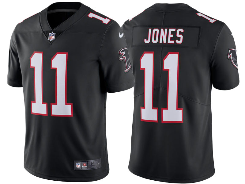 2017 Atlanta Falcons #11 Julio Jones Black Vapor Untouchable Limited Jersey