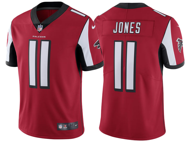 2017 Atlanta Falcons #11 Julio Jones Red Vapor Untouchable Limited Jersey