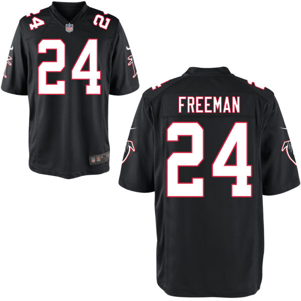 Atlanta Falcons #24 Devonta Freeman Black Game Jersey