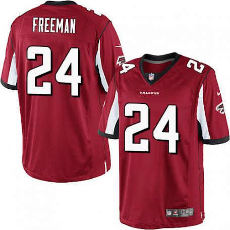 Atlanta Falcons #24 Devonta Freeman Red Limited Jersey