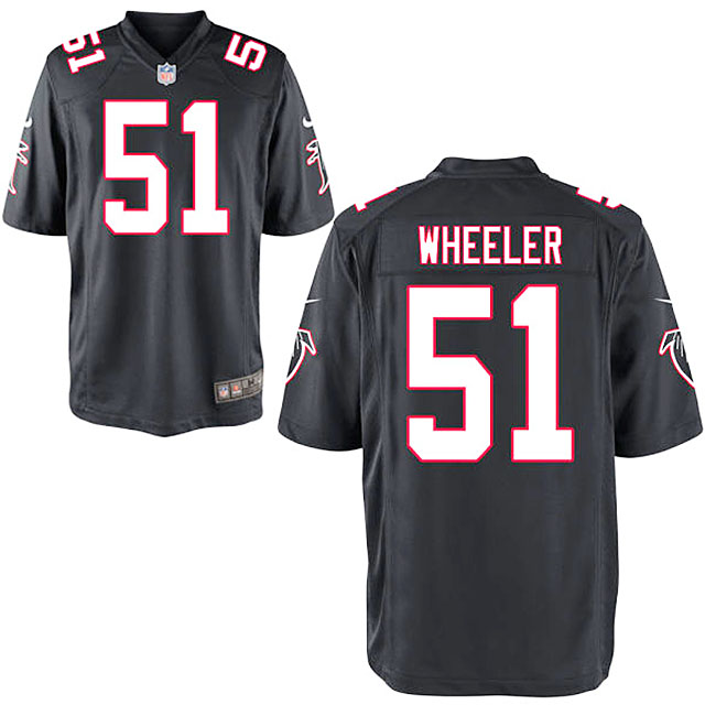 Men's Atlanta Falcons #51 Philip Wheeler Black Limited Jersey