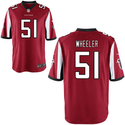 Men's Atlanta Falcons #51 Philip Wheeler Red Game Jersey