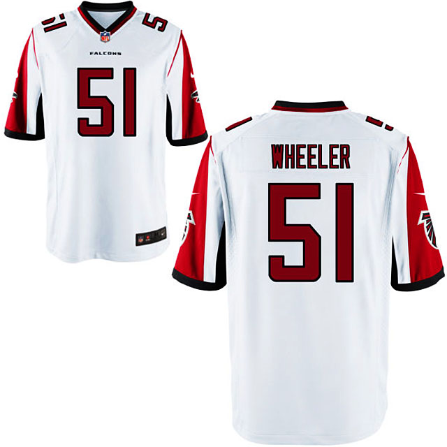 Men's Atlanta Falcons #51 Philip Wheeler White Limited Jersey