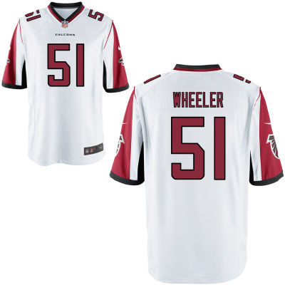 Men's Atlanta Falcons #51 Philip Wheeler White Game Jersey