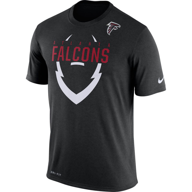 Atlanta Falcons Black Legend Icon Dri-FIT T-Shirt