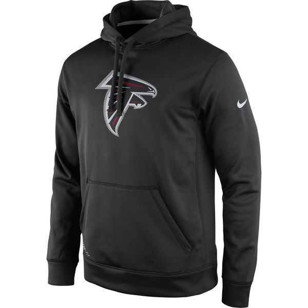 Atlanta Falcons Black Practice Performance Pullover Hoodie