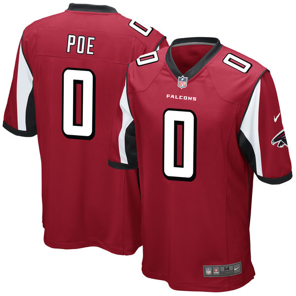 Atlanta Falcons Dontari Poe Red Game Jersey