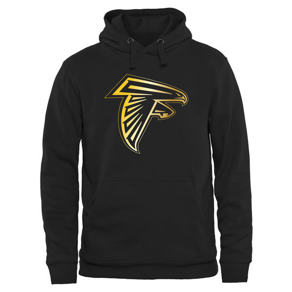 Atlanta Falcons Black Gold Collection Pullover Performance Hoodie