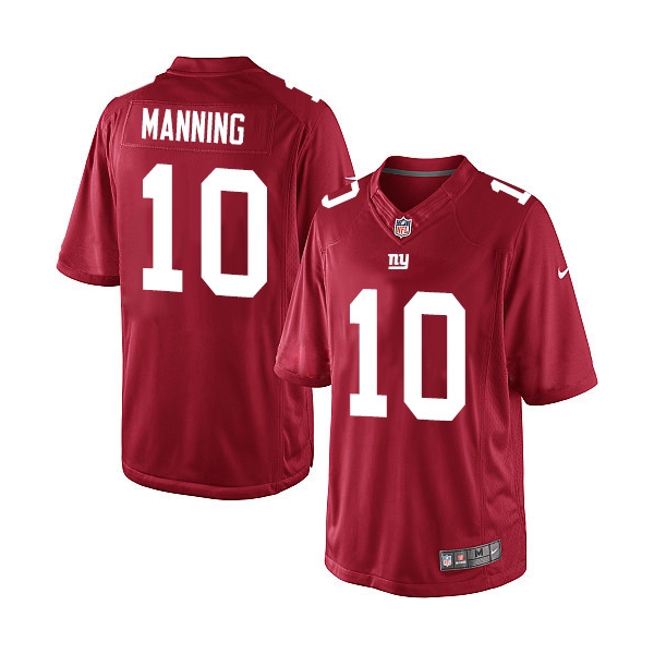 New York Giants #10 Eli Manning Red Limited Jersey