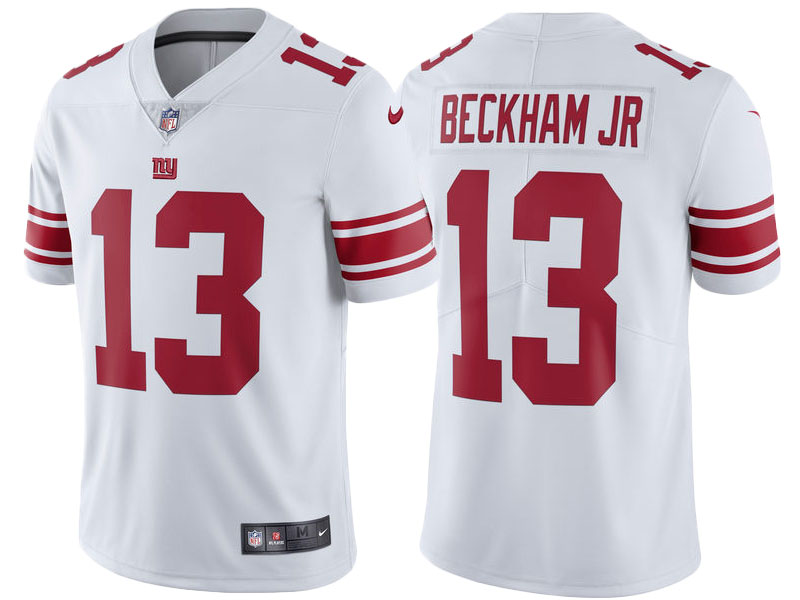 2017 New York Giants #13 Odell Beckham White Vapor Untouchable Limited Jersey