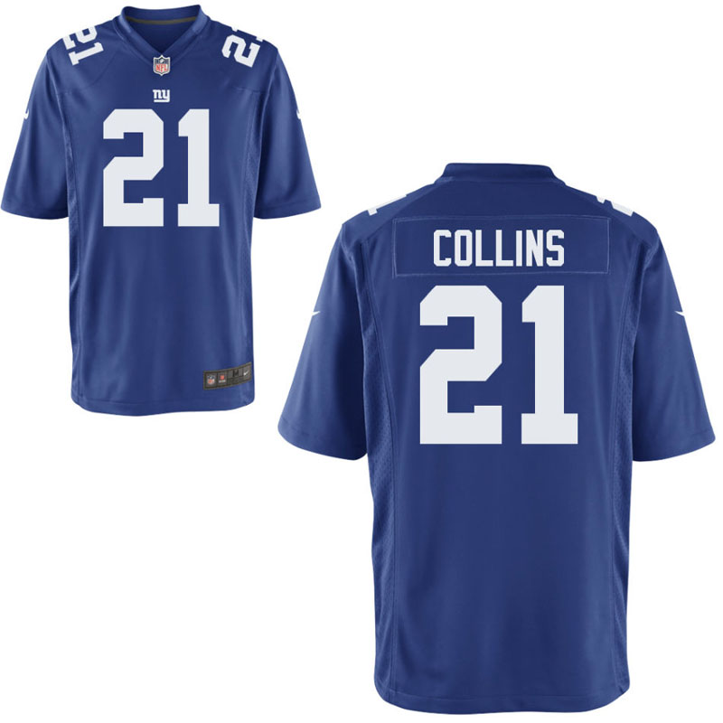 New York Giants #21 Landon Collins Royal Game Jersey