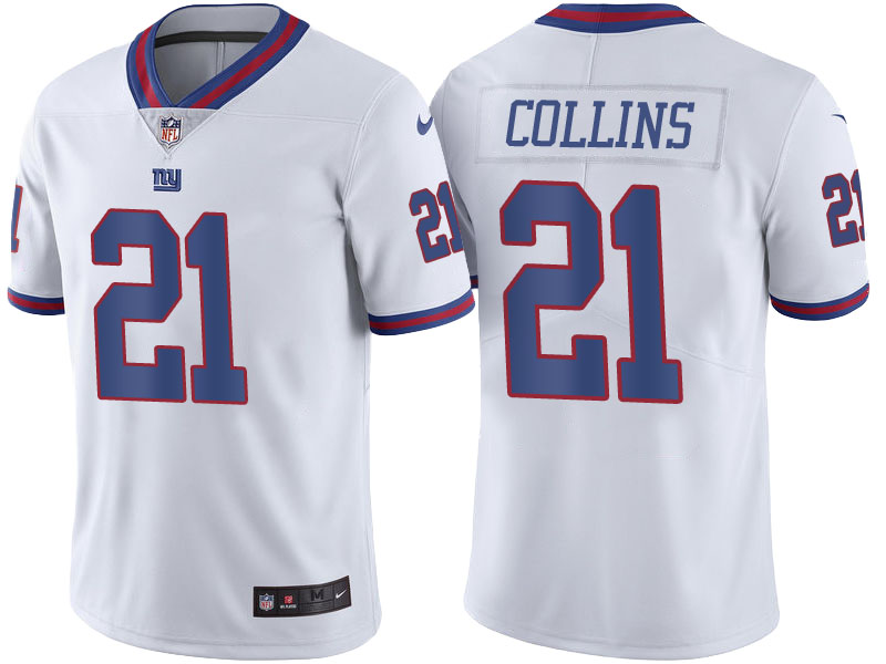 New York Giants #21 Landon Collins White Color Rush Limited Jersey