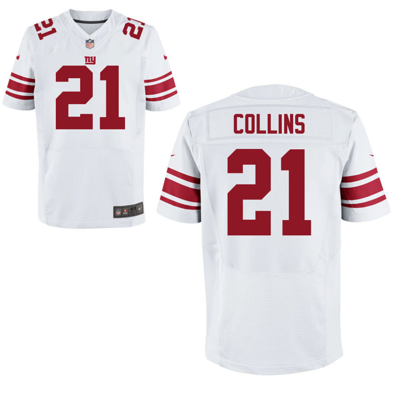 New York Giants #21 Landon Collins White Elite Jersey