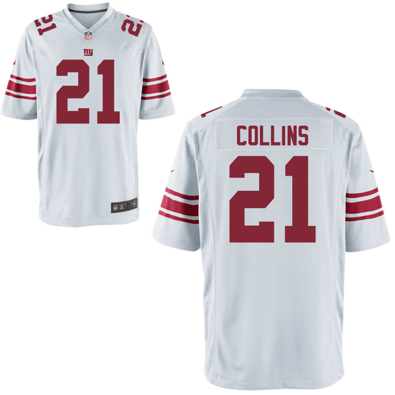 New York Giants #21 Landon Collins White Game Jersey