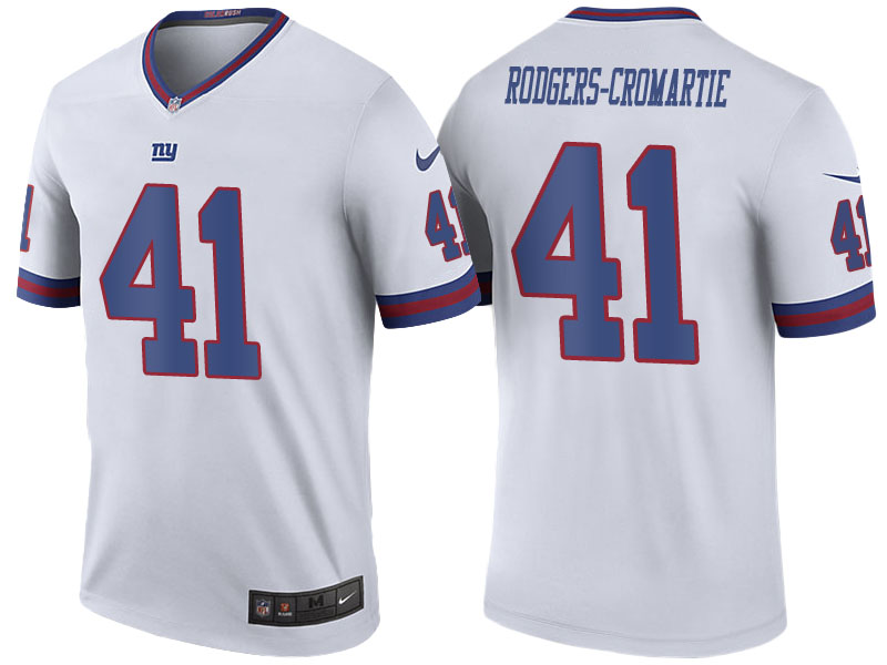 New York Giants #41 Dominique Rodgers-Cromartie White Color Rush Legend Jersey