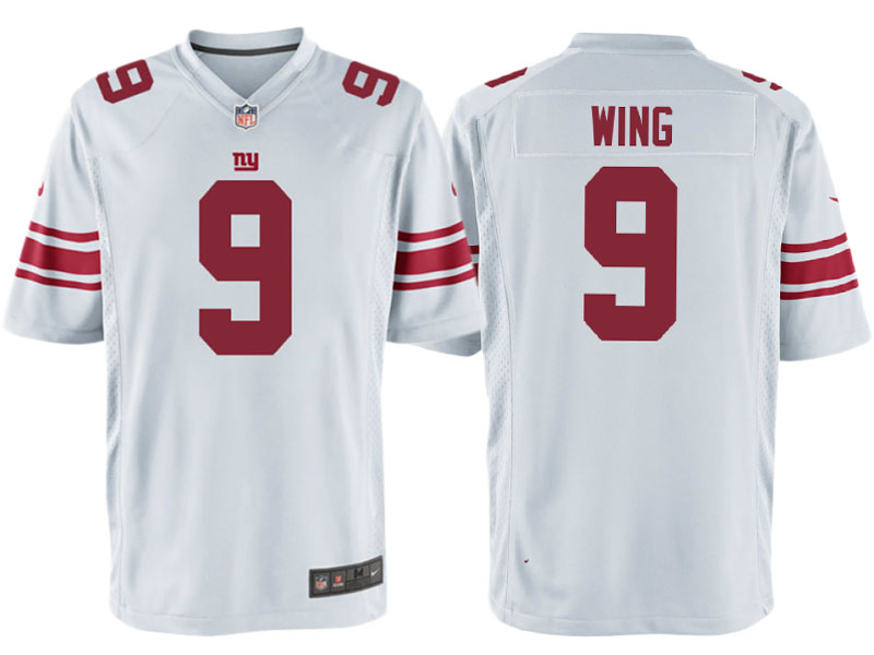 New York Giants #9 Brad Wing White Game Jersey