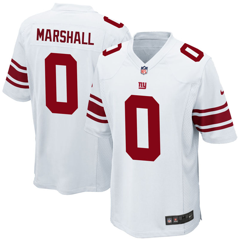 New York Giants Brandon Marshall White Game Jersey