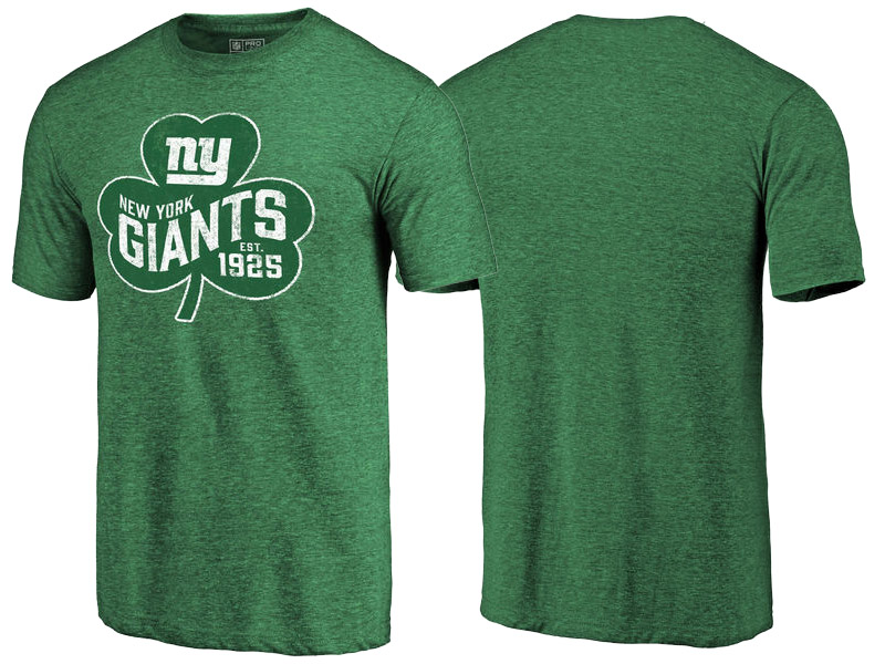 New York Giants Kelly Green Paddy's Pride St. Patrick's Day T-Shirt