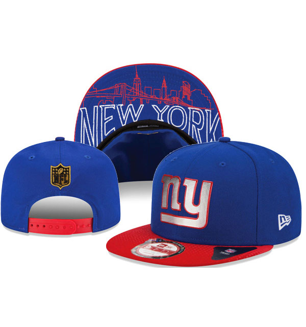 New York Giants New Era Blue On Field Fitted Snapback Hat