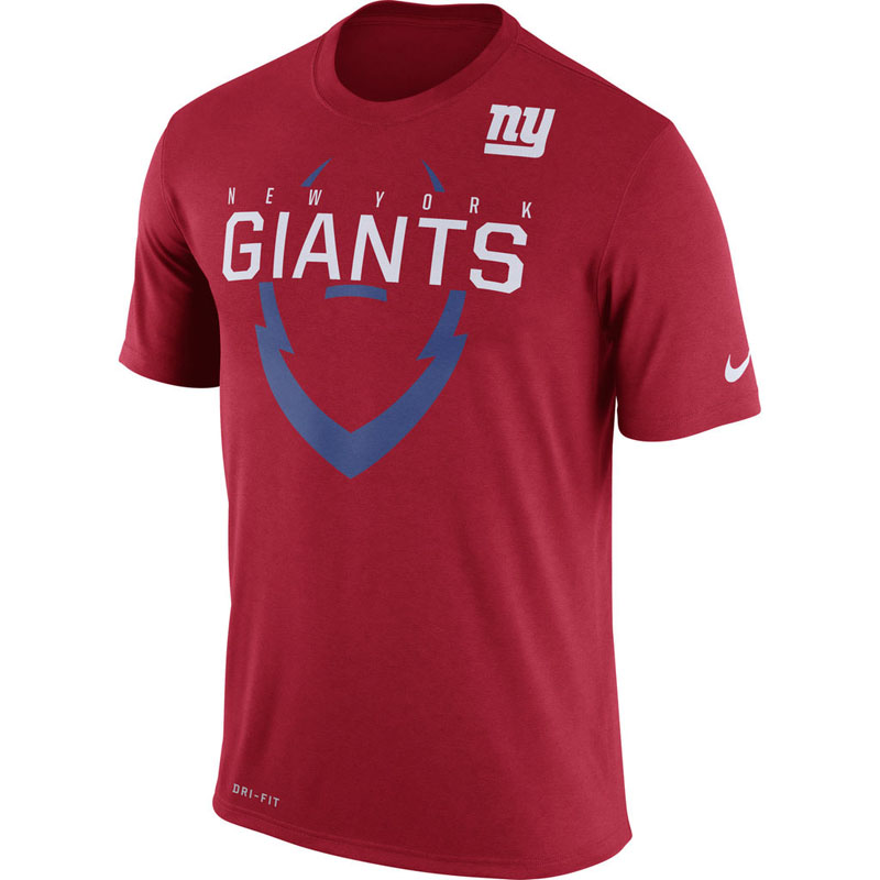 New York Giants Red Legend Icon Dri-FIT T-Shirt